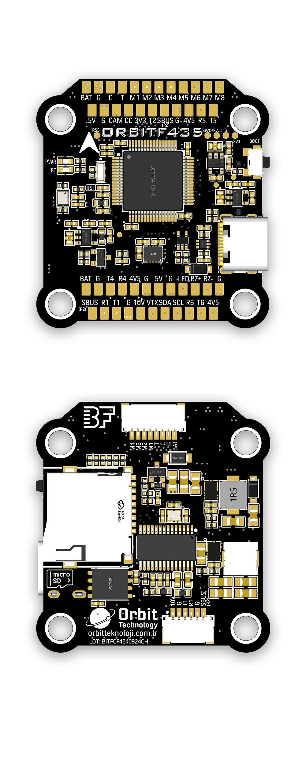 ORBITF435 Top and Bottom Photo